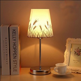 Moderne europäische pastorale Nachttischlampe für Schlafzimmer