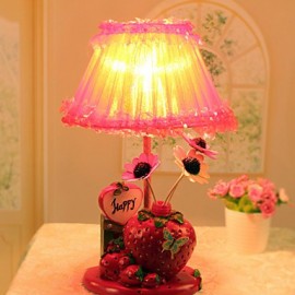 Valentinstag Trawberry Dekoration Blumenarrangements Haushalt Handwerk Innenausstattung Schreibtischlampe Led Licht